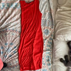 APT 9 midi red dress